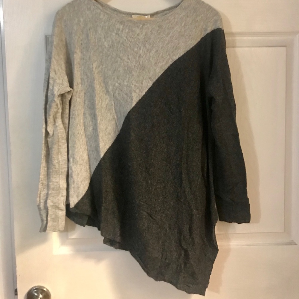 Matty M Asymmetrical Hem Sweater